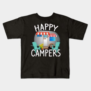 Cool Camping Stuff - Happy Campers Kids T-Shirt